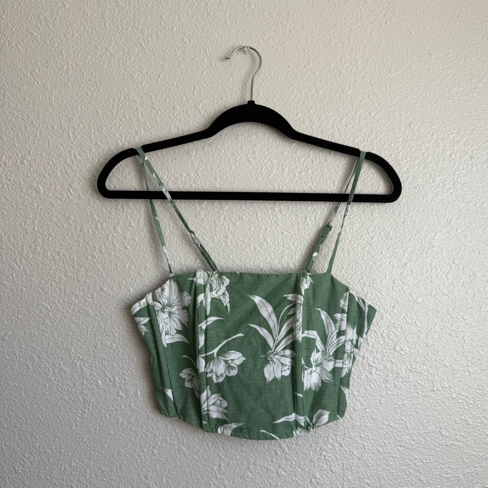 Midnight Sky Tropical Crop Top